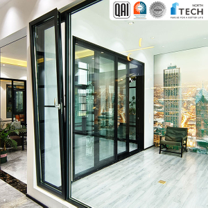Portes en aluminium &agrave; cadre &eacute;troit minimaliste