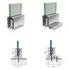 ታዋቂ የጎን mounted U Channel Glass Profile Frameless Glass Panel Aluminium Base Shoe ለ Glass Railing
